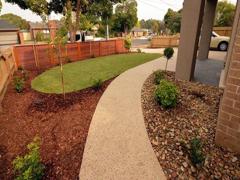 Exposed Aggregate Concrete Floor in UAE